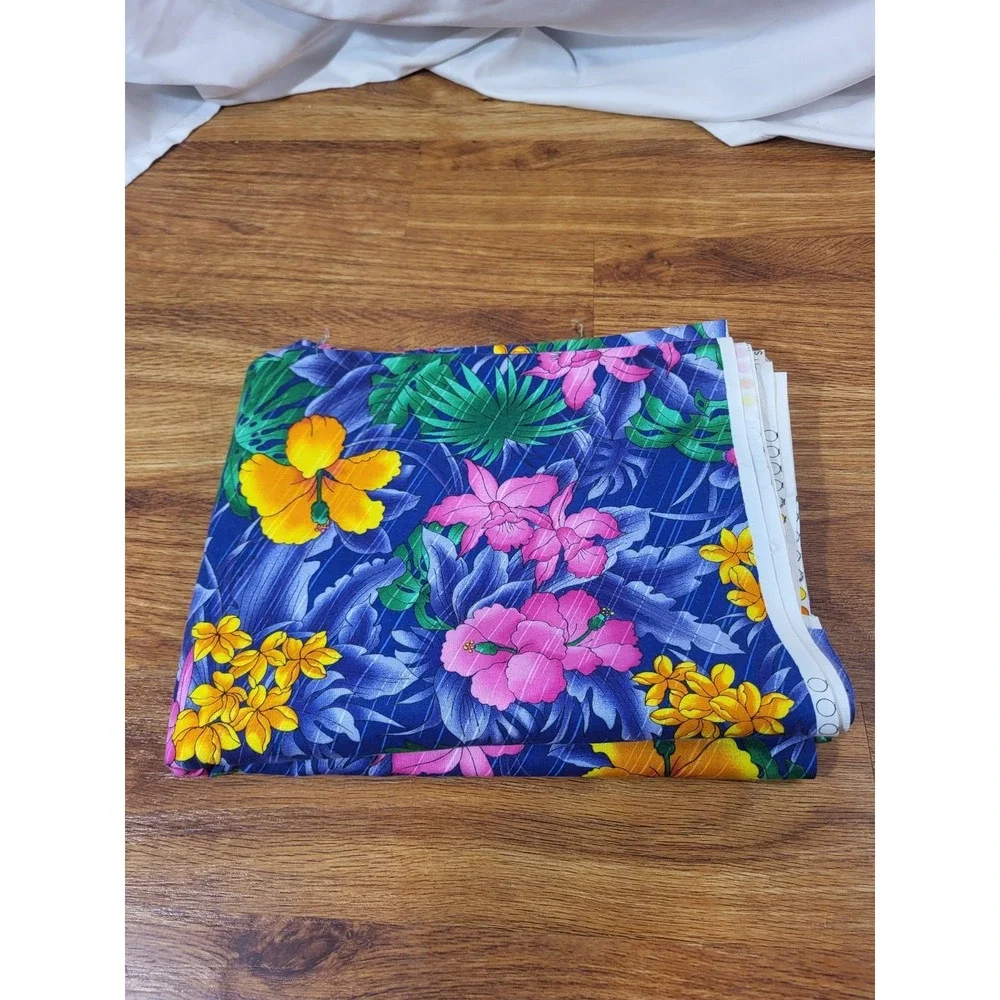 Rainbow Batiks Hoffman International Tropical Floral Flower Fabric